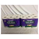 2 x 12 Packs of Pasque 2-Ply Bath Tissue