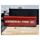 General Tire Double Sided Lighted Sign