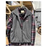 Mens Flannel and Vest XL