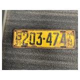 39 Collector License Plate