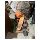 Basket Ball Hoop  Hand Weights & Skate Boards
