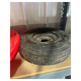 Plastic Sled and Trailer Tire