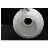 HUGE / HARD TO FIND RETRO PENDULUM FROSTED LIGHT / GLOBE
