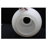 HUGE / HARD TO FIND RETRO PENDULUM FROSTED LIGHT / GLOBE