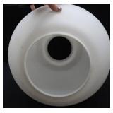 HUGE / HARD TO FIND RETRO PENDULUM FROSTED LIGHT / GLOBE