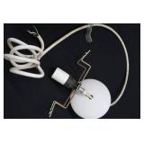 HUGE / HARD TO FIND RETRO PENDULUM FROSTED LIGHT / GLOBE