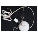 HUGE / HARD TO FIND RETRO PENDULUM FROSTED LIGHT / GLOBE