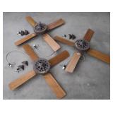3) 52"  LARGE HUNTER FANS