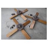 3) 52"  LARGE HUNTER FANS