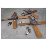 3) 52"  LARGE HUNTER FANS