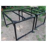 2 METAL ROLLING CART FRAMES.