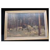 VINTAGE FRAMED ART.