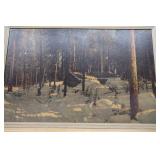 VINTAGE FRAMED ART.