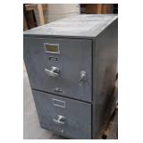 FIRE INSULATED 2 DRAWER LOCKING FILE CABINENT