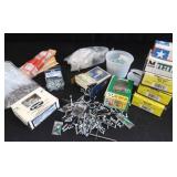 ASSORTMENT OF SCREWS / FINISH NAILS AND MORE