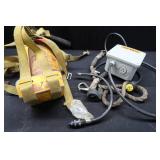 FIRE EXTINGUISHER WITH MOUNT, ROPE WITH CLIPS, AND MORE