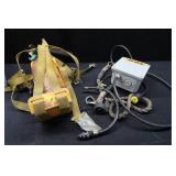 FIRE EXTINGUISHER WITH MOUNT, ROPE WITH CLIPS, AND MORE