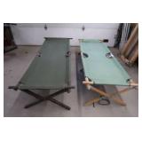 2 STURDY CAMP COTS