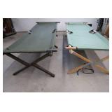 2 STURDY CAMP COTS
