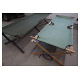 2 STURDY CAMP COTS