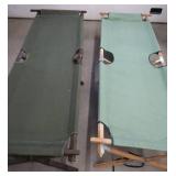 2 STURDY CAMP COTS