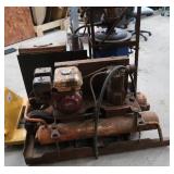 LUBRACATING STATION WITH AIR COMPRESSER