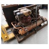 LUBRACATING STATION WITH AIR COMPRESSER