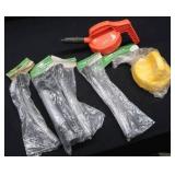 NEW OIL STORAGE LIDS PLUS OIL SAFE SPOUTS