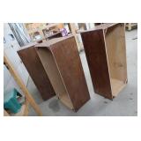 LARGE WOODEN BOXES