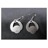 VINTAGE TEXCO / MEXICO STERLING ABOLONE EARINGS