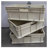 3 HEAVY DUTY CRATES