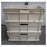 3 HEAVY DUTY CRATES