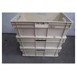 3 HEAVY DUTY CRATES