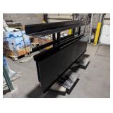Commercial Folding Wall Table - Rail/Ledge - 92" L x 47" H - 9" Closed/25" Open