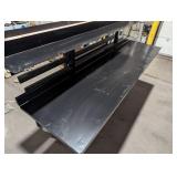 Commercial Folding Wall Table - Rail/Ledge - 92" L x 47" H - 9" Closed/25" Open