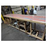 Custom Key West Tile Bar/Counter - Replacement Tiles and Backing - 133 7/8" L x 40" H x 29 1/4" W