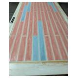 Custom Key West Tile Bar/Counter - Replacement Tiles and Backing - 133 7/8" L x 40" H x 29 1/4" W