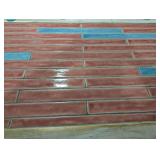 Custom Key West Tile Bar/Counter - Replacement Tiles and Backing - 133 7/8" L x 40" H x 29 1/4" W
