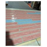 Custom Key West Tile Bar/Counter - Replacement Tiles and Backing - 133 7/8" L x 40" H x 29 1/4" W