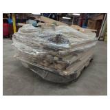 Pallet of Butcher Block Oak Strips - Very Heavy - Various sizes all Grade A condition