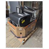 Pallet of Scratch and Dent Trash Cans