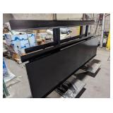 Commercial Folding Wall Table - Rail/Ledge - 92" L x 47" H - 9" Closed/25" Open