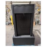 Peg Board Retail Display Island - 4 side
