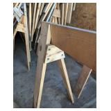 8 Wooden Saw Horses - Made from 1x4