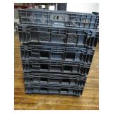 Lot of 6 Bread Trays Black Color 27" x 22.5" x 6"