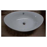 23" White Vessel Sink by Eridanus - New in Box