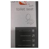 Glacier Bay Soft Toilet Seat - White, Fits All Round Toilets