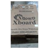 Xboard Magnetic Dry Erase Whiteboard - Model MBGDE6038W