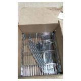 1PC Chrome Wire Storage Rack with Box - 57x47x17 CM
