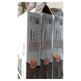 3 Boxes of 30 Travertine Floor Tiles - 12" x 12" - Beige